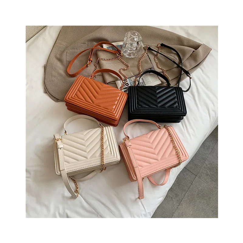

Fashion Designer Handbags Famous Brands 2021 Flap Chain Leather Women Handbags Female Purses And Handbags, Customizable