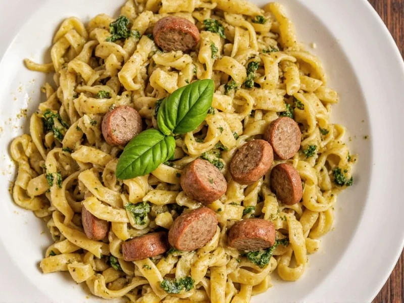 Perfect Sausage Pesto Pasta Recipe in 30 Minutes
