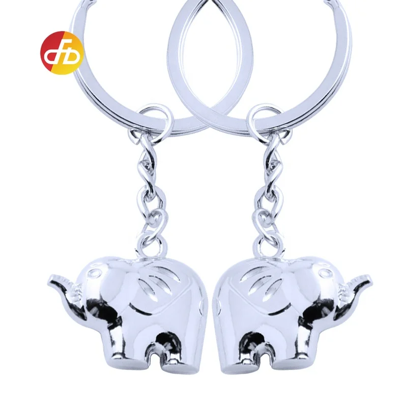 

Wholesale Professional Blank Keychain Cute Elephant shape