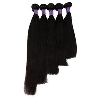 

K.S WIGS Virgin Raw Straight Hair Raw 100g Straight Virgin Hair 8-30 Inch Straight Indian Virgin Human Hair