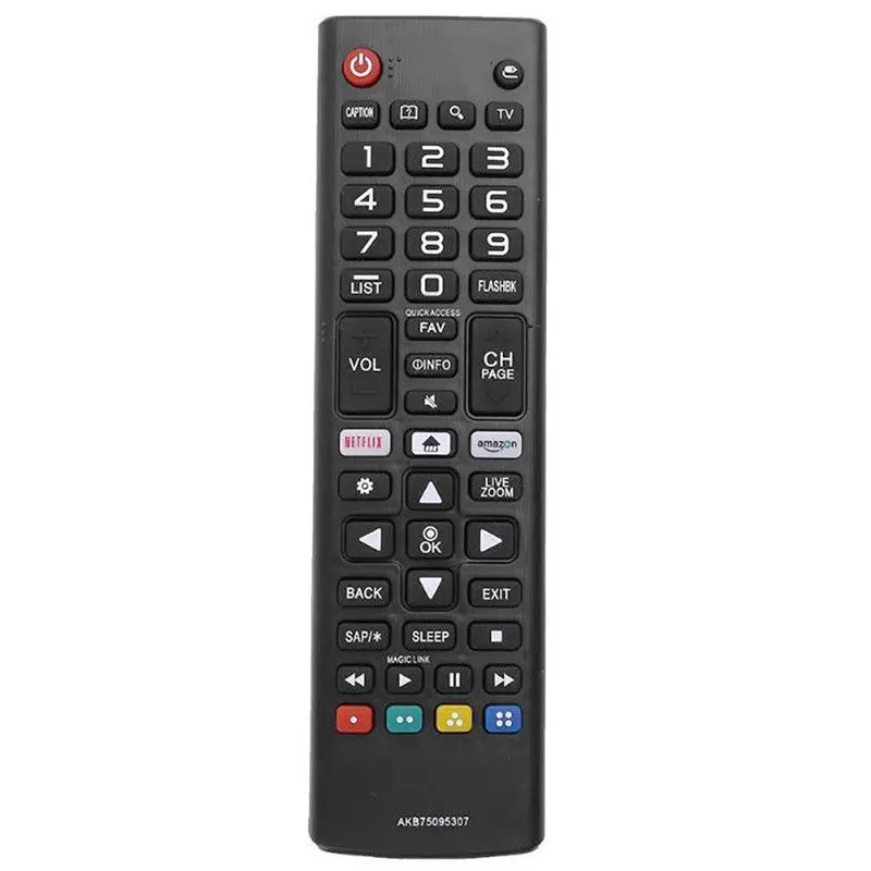 

English Version Tv Remote Control Replacement Portable Wireless Remote Control for LG AKB75095307 Smart LED LCD TV