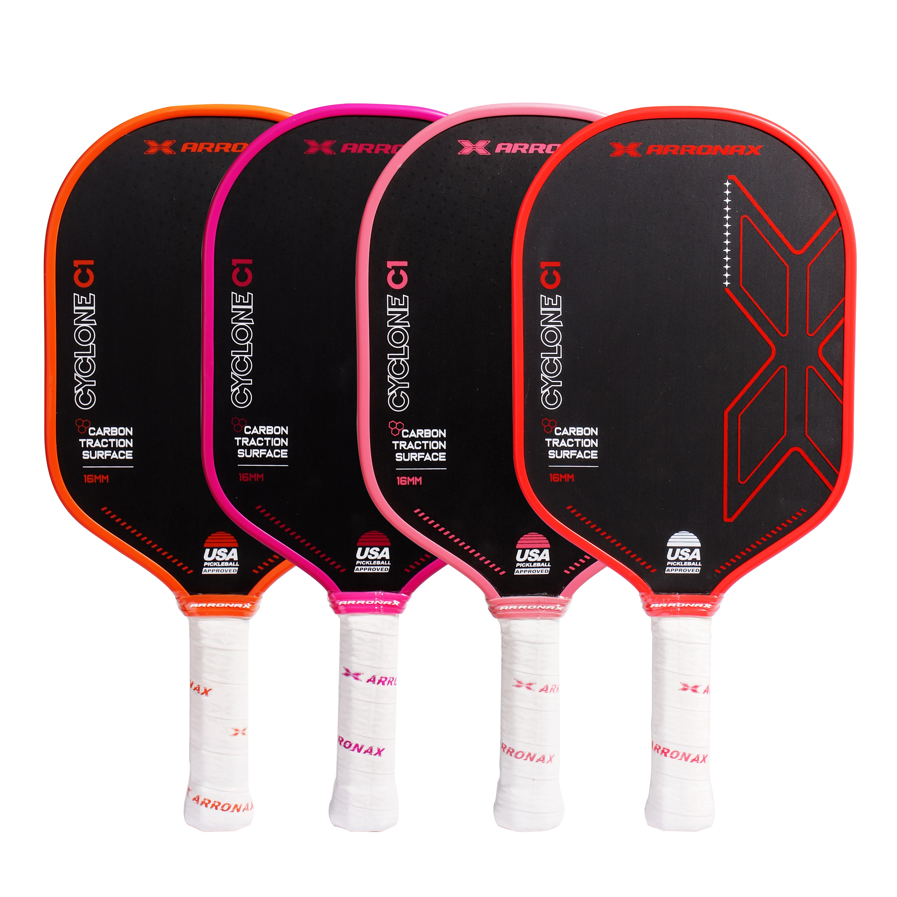 Arronax 2026 ARRONAX Custom 16.34*7.48*0.63in Carbon Fiber Thermoformed Foam Injected Durable USAPA Pickleball Paddle