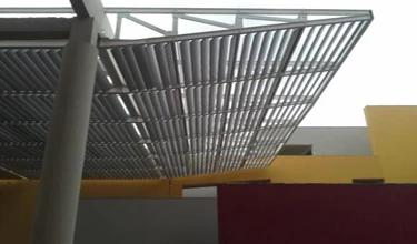 Vergola openning roof sun louver shutter aluminum roof pergola louvre roof