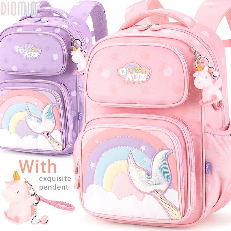 

Custom Printed Korea style Kids Cute Cartoon Primary school Backpacks Light weight Durable School Bags