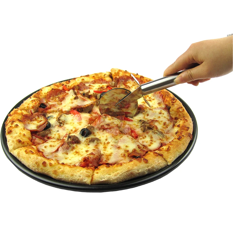 

Cake Tools Stainless Steel Pizza Single Wheel Cut Tools Diameter 6.5CM Household Pizza Knife