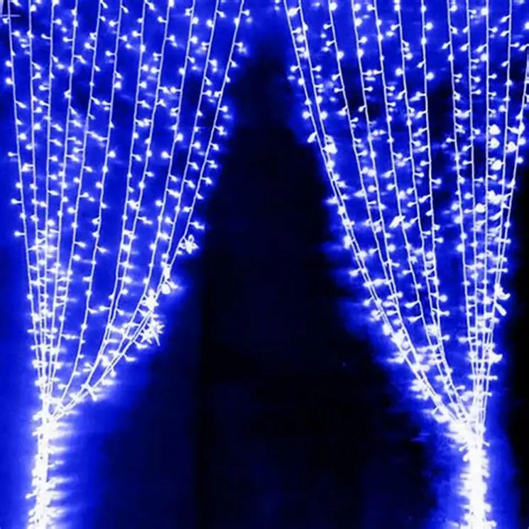 high quality waterproof 4M long LED Christmas lights holiday ice bar LED icicle bar string lights curtain light