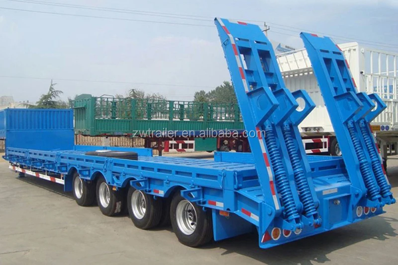 lowbed trailer 4axle