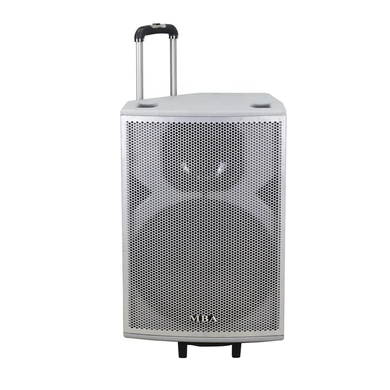 MBA strong amplifier of portable trolley loudspeaker 15 inch