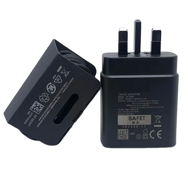 

UK Original Super Fast Charger 45W Fast Type C Adapter Cable for Samsung s20 charger uk