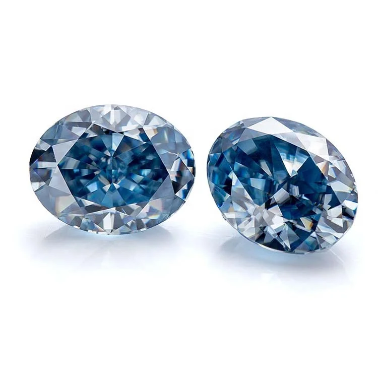 

Holycome coloured moissanite 12mm uncoated blue moissanite 5ct 6ct dark blue moissanite material
