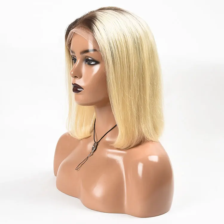 

Sample Accepted 4T613#130% Density Bob Lace Front Wig On Sale, 12 Inch Human Hair Transparent Lace Front Bob Wigs with Baby Hair