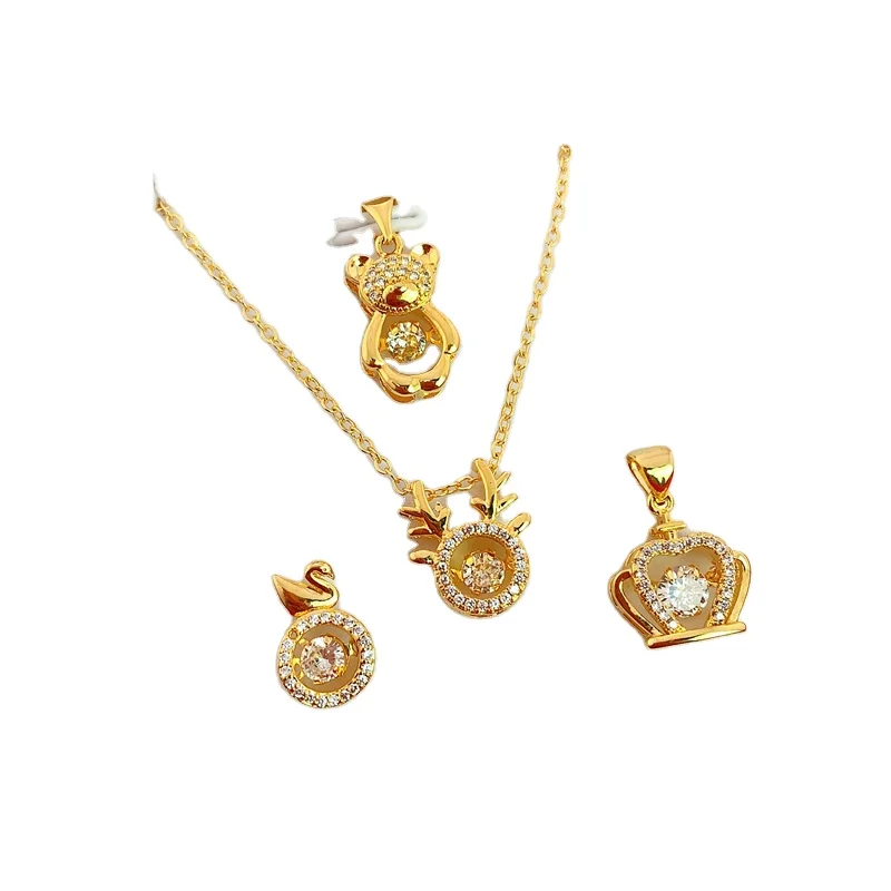 Thick Gold Beating Heart Penda