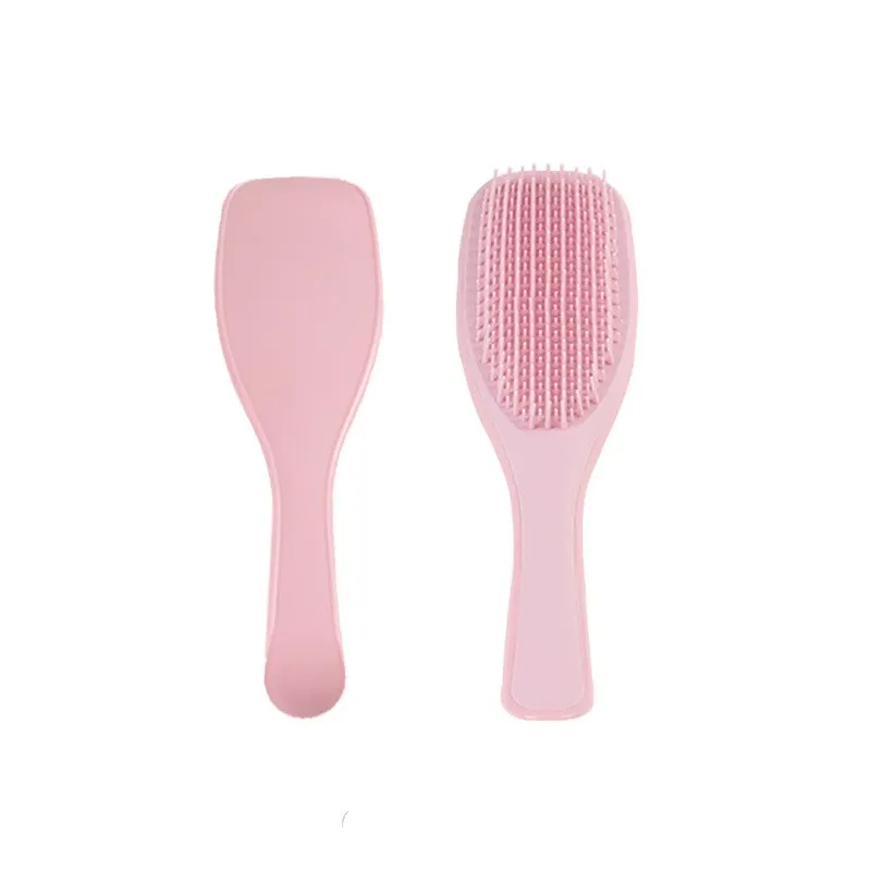 

Soft tooth anti - static massage comb detangling hair brushes, Black/pink or other colors