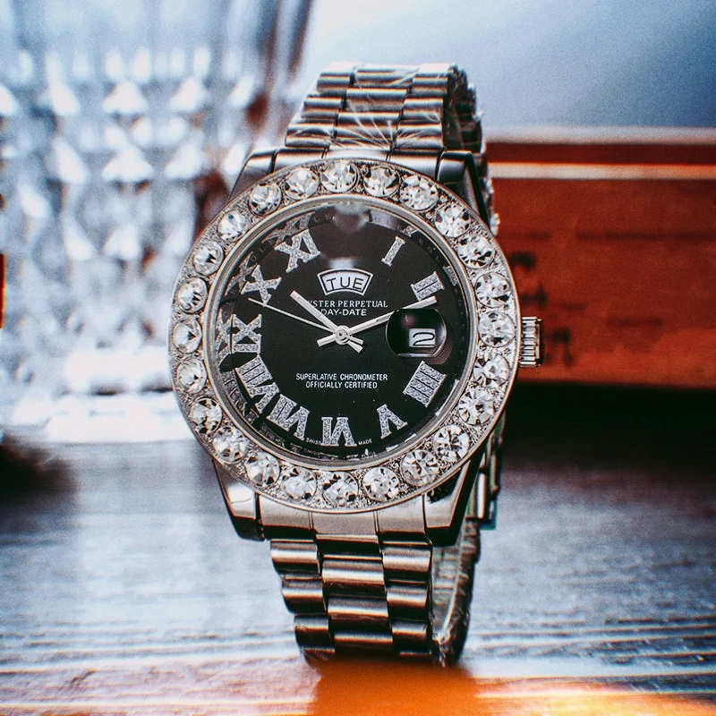 

Hot selling Watch Luxury Men Watch Square Iced Out Ap Watch