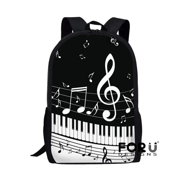 

Kids Schoolbag Student School Backpack Music Note Backpacks Piano PrintChildren Bagpack Primary School Book Bags for Girls, Customized your own school backpack