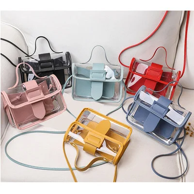

New Arrivals Morden Stylish Unique Pvc Transparent Handbags For Girls
