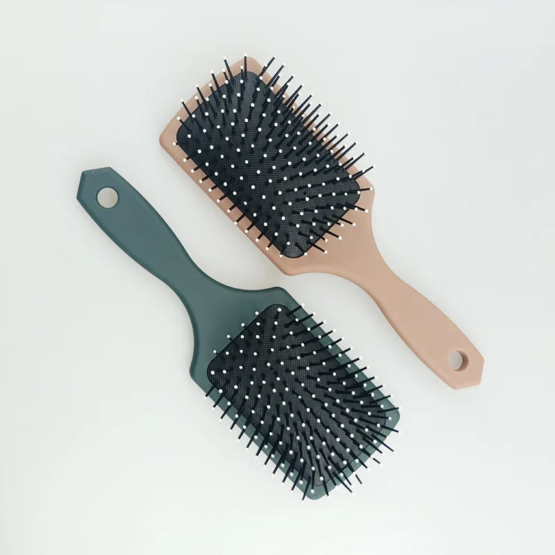 

Wholesale own brand wood laser custom logo hair comb tool handle protection material natural gas cushion comb, Customized color