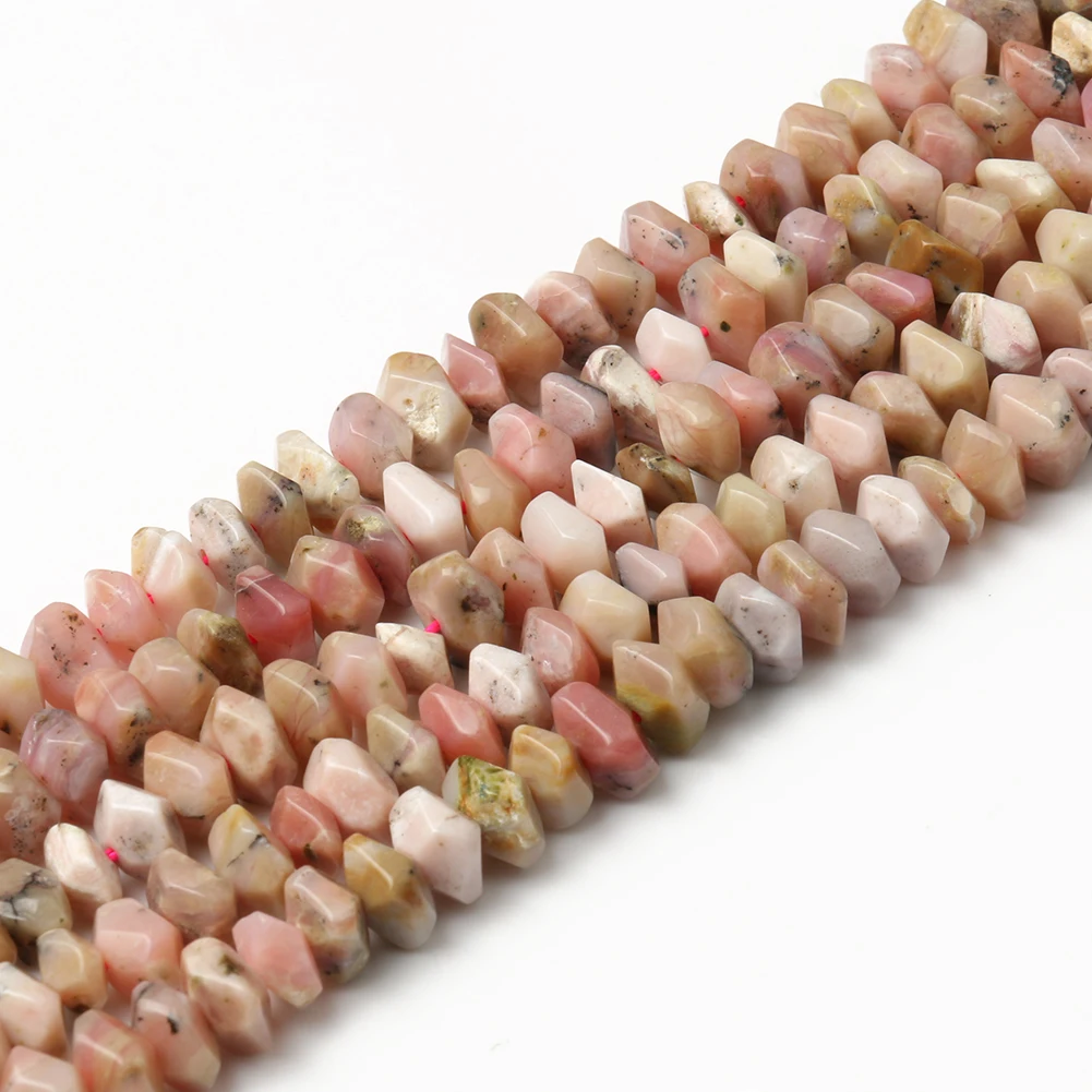 

Wholesale 6*11MM Irregular Pink Opal Beads Special Cut Loose Stone Beads For Jewelry DIY Making