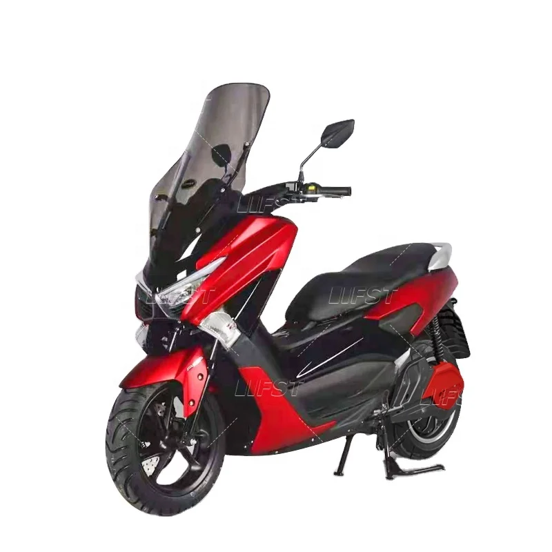 

2021 fashion arrival long range 72V50AH lithium 5000W electric scooter, Blue/yellow/white