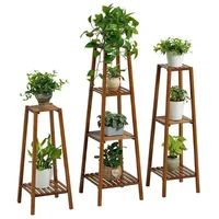 

BAMBOO WOODEN PLANT STAND Display Stand Flower Stand