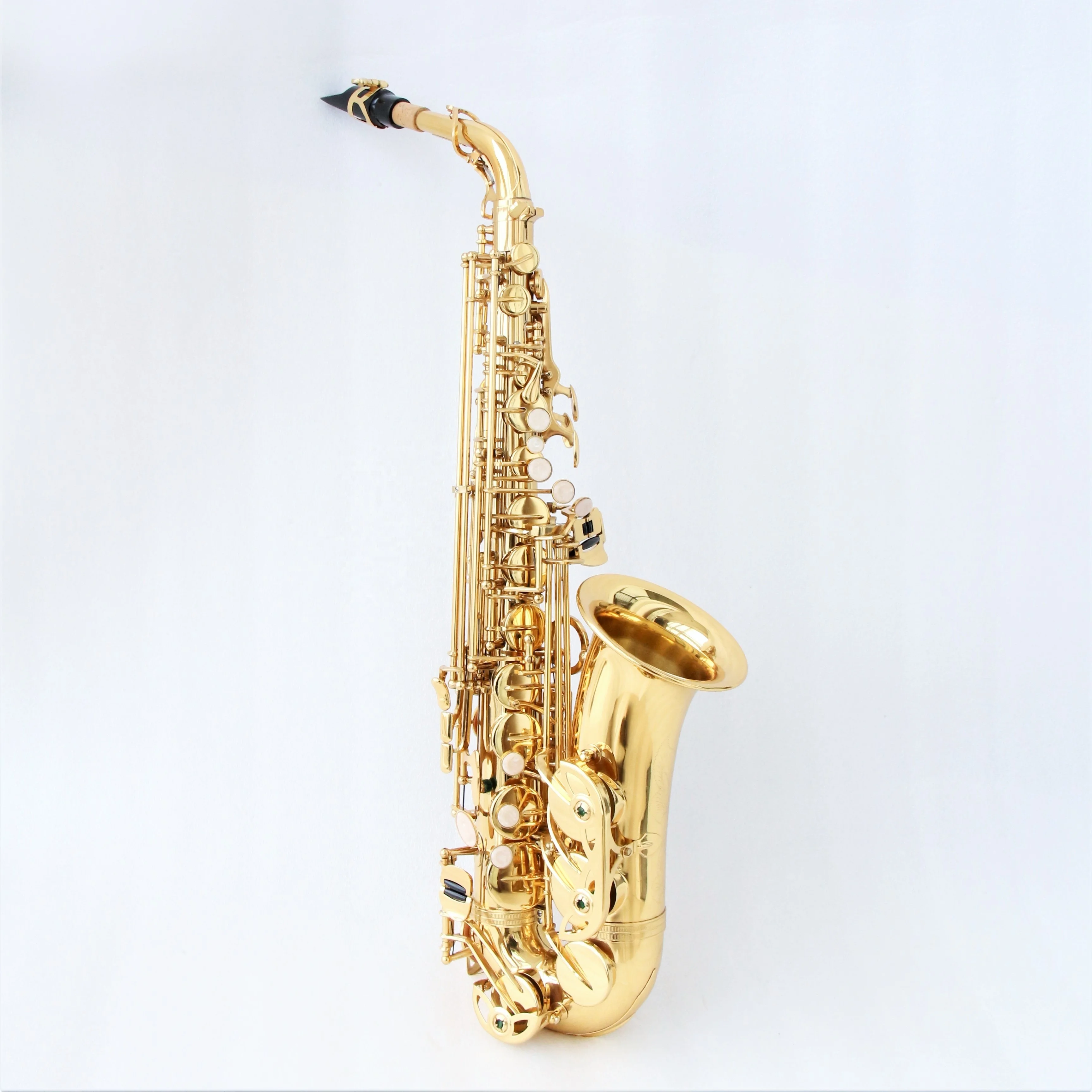 High End Professional Eb Alto Saxophone Yanagisawa Style Gold Lacquer Brass Made in China