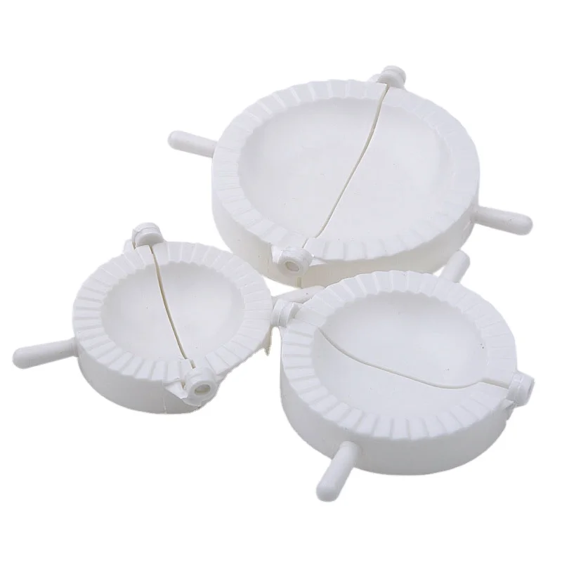 

3pcs/set Practical Kitchen Tools Magic Manual Pack Dumpling Machine Food-grade Plastic Pinch Home Dumpling Mold Box