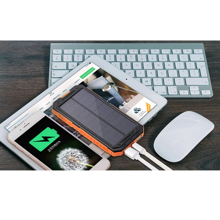 IP67 Dustproof Shockproof Rainproof Solar Phone Charger 30000mAh High Capacity Solar Power Bank - ANKUX.COM