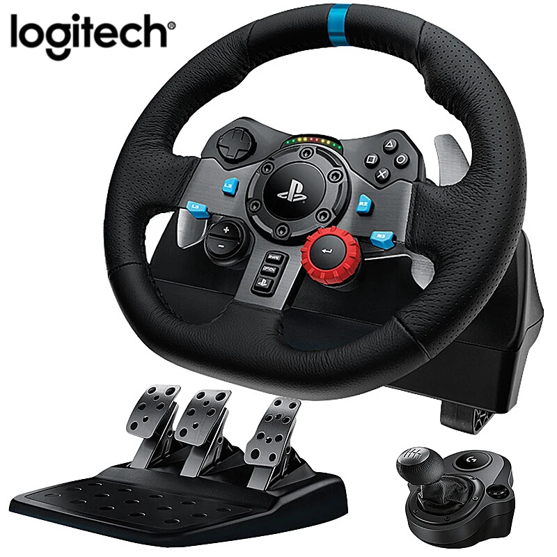 

Hot Logitech G29 Racing Steering Wheel with Pedals and Driving Force Shifter for PS5, PS4, PS3 and PC