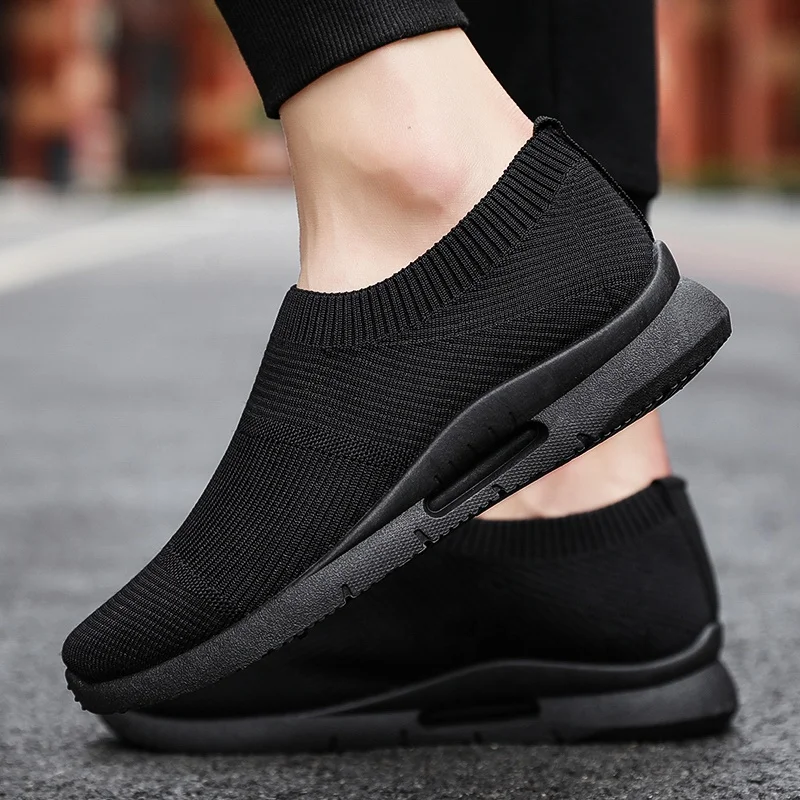 

2022 Men's Lightweight Fashion Trend Factory Custom Breathable Ladies Sneakers Slip On Men's Casual Shoes, Picture