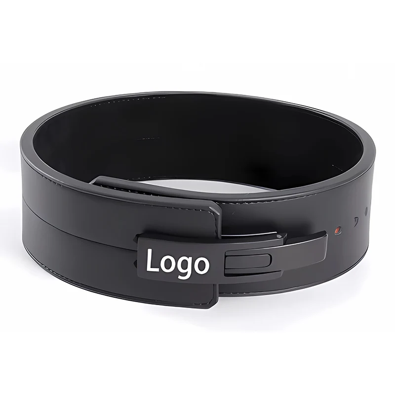 Coexistence Custom Logo Unisex Fitness Gym Belt Back Support Breathable Cowhide Leather 10MM Thickness Buckle Closure for