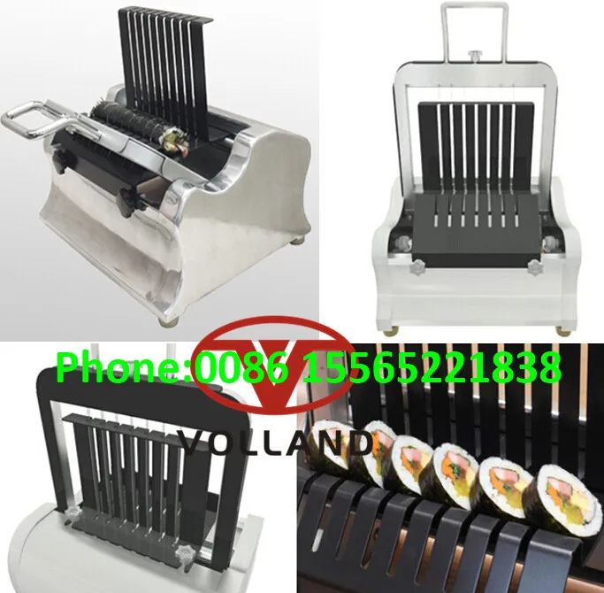 Commercial Sushi Roll Slicer Cutting Machine 17mm 20mm Manual Japan Rice  Sushi Roll Cutter Slicing Tool