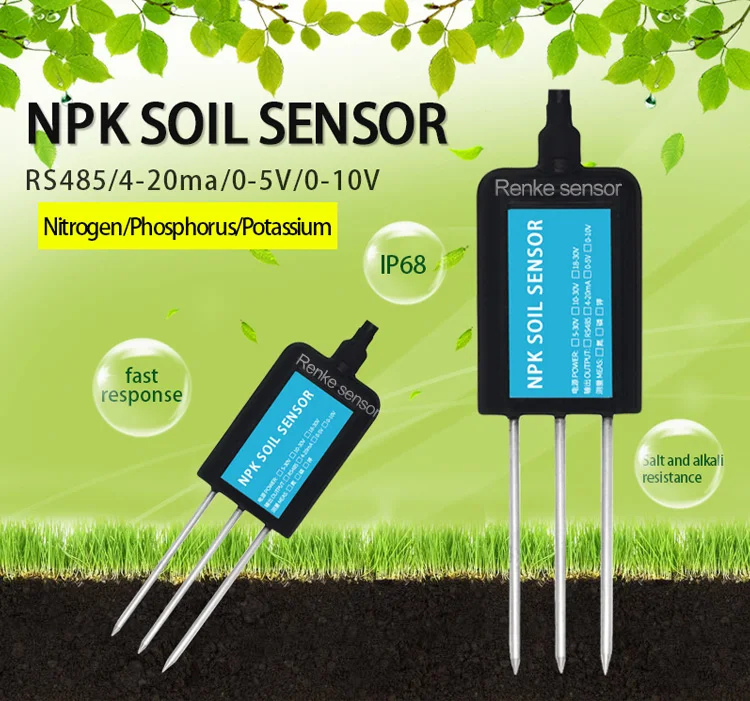 420ma Agriculture Digital Soil Tester Nutrient Fertility Npk Meter