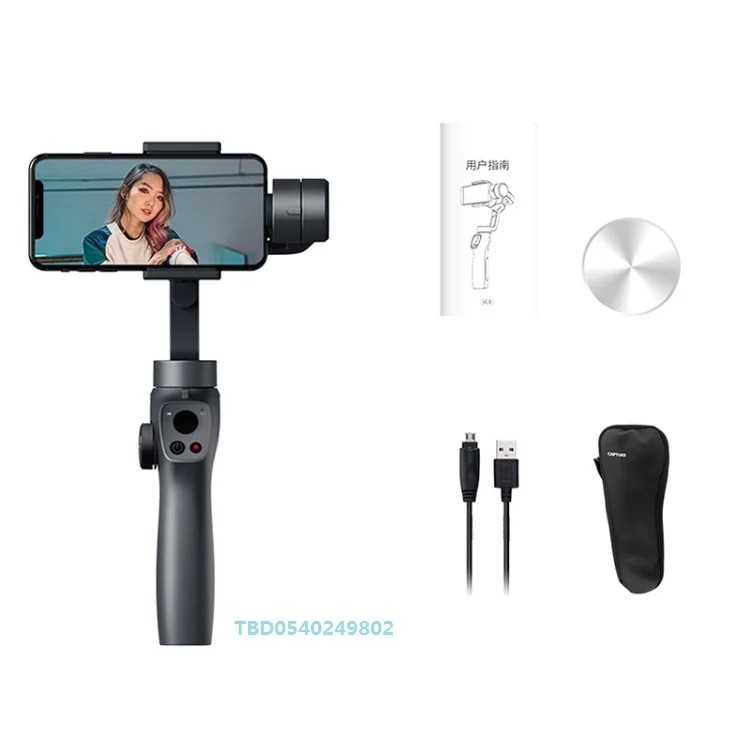 

Smartphone Stable 3 Axis Handheld Gimbal Automatically Face Recognition Action Camera Stabilizer with Storage Bag