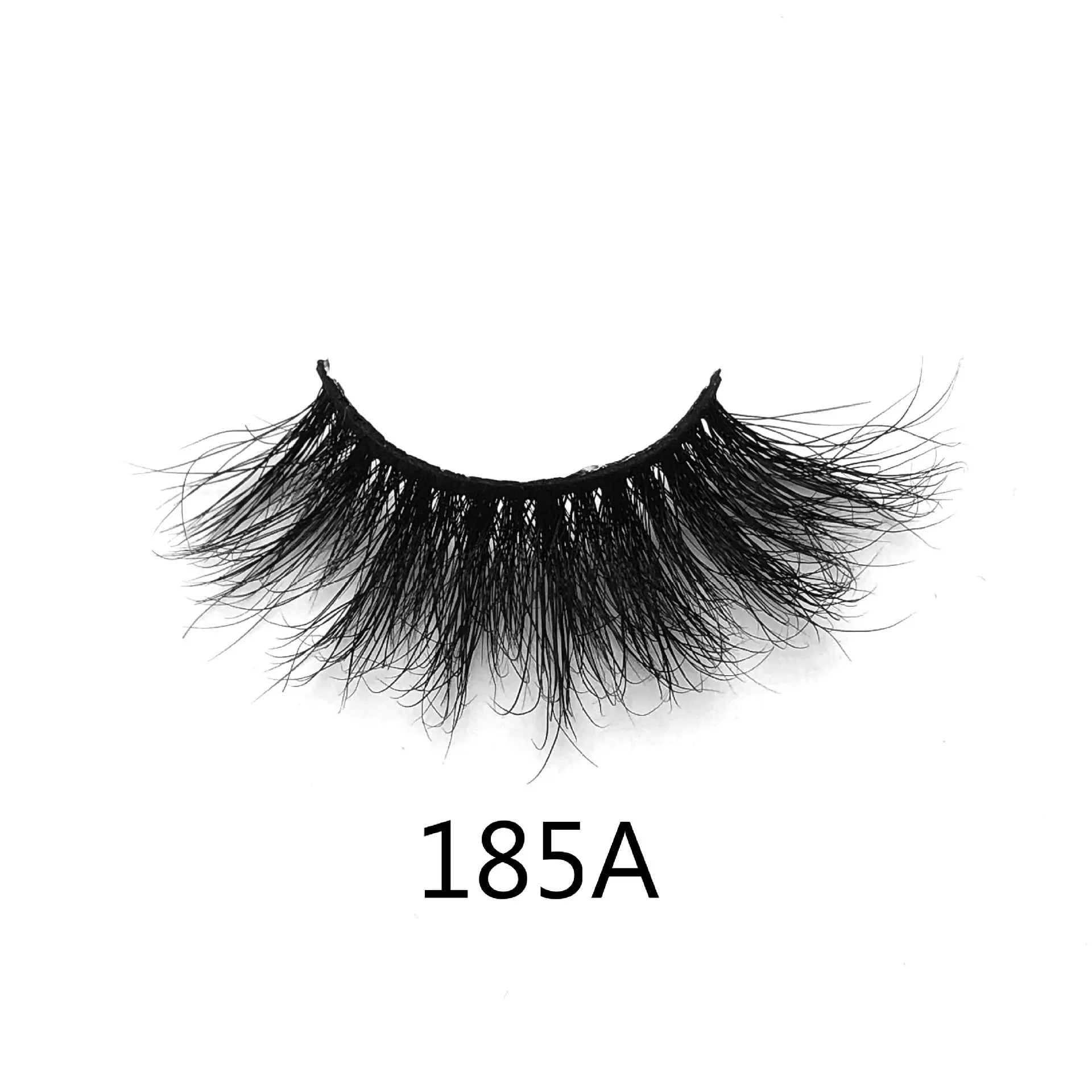 

Saiyii Hot Selling Professional Natural-Looking Fluffy 100% Real 25 Mm 3D Mink Eyelash Makeup False Eyelashes, Black/custom