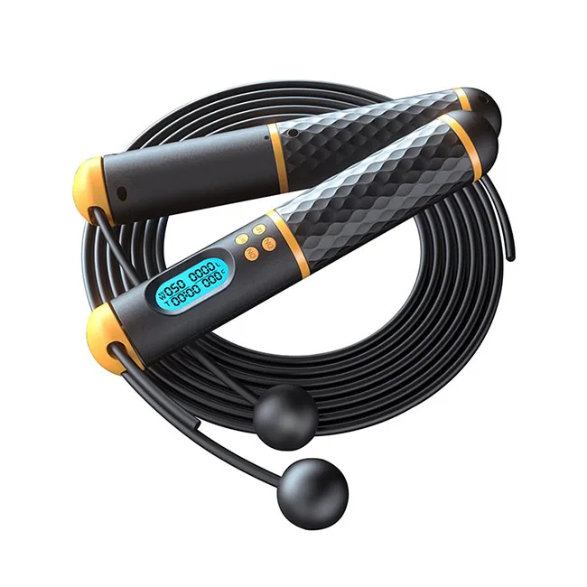 

Multiple Functions LED Fitness Skipping Adjustable Speed Jump Ropes Cordless Digital Calorie Counting Jump Rope