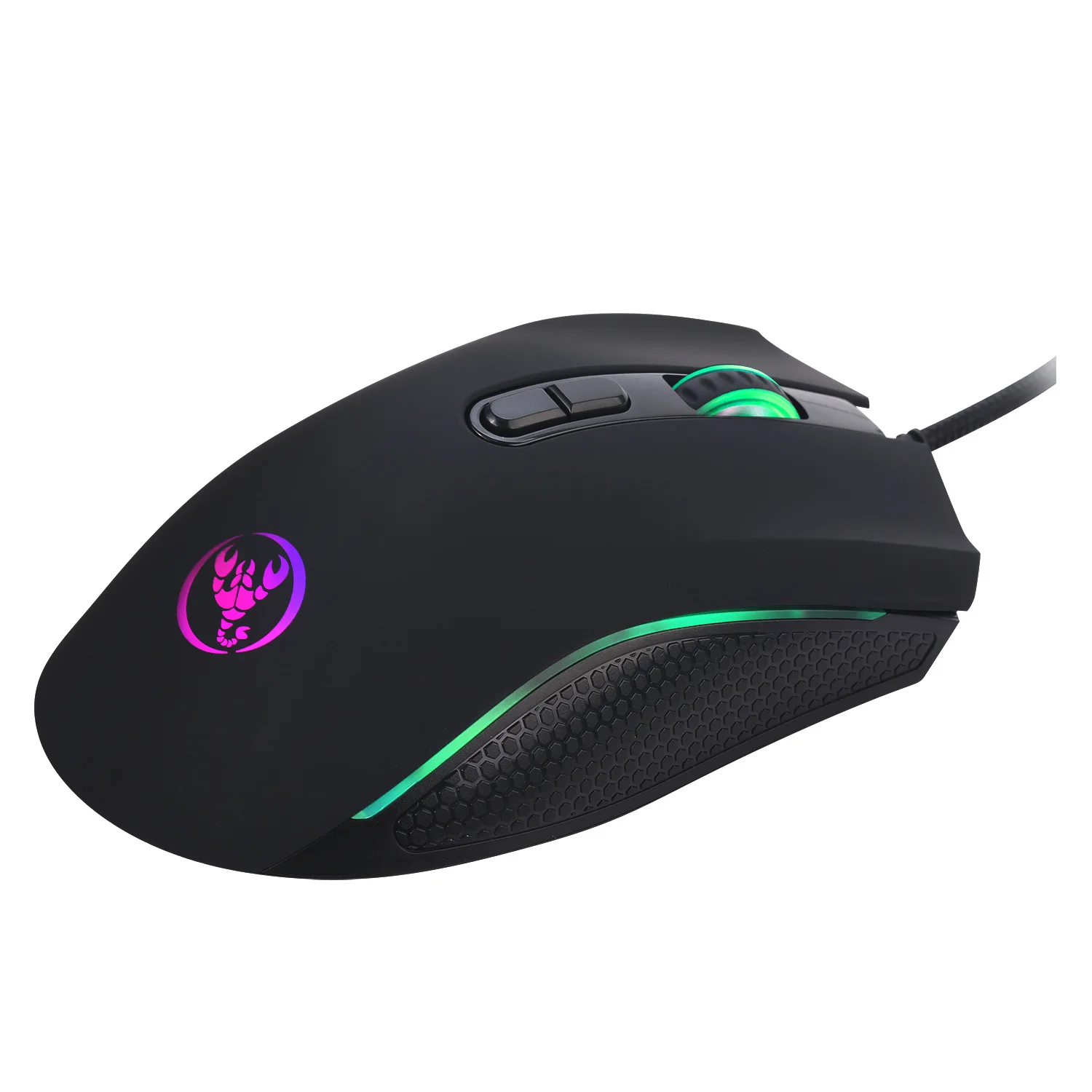 

Computer RGB Mouse 6400 DPI Ergonomic Chromatic Wired Gaming Mouse for PC Gamer