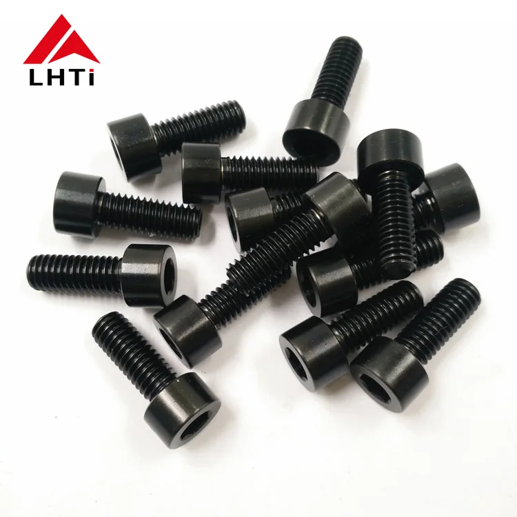 DIN912 M5 M6 M8 Allen Key Head Bolt Titanium Hex Socket Screw Bolt GR5 Bolts Lihua Black Bicycle Frame Accessories Colorful LHTI