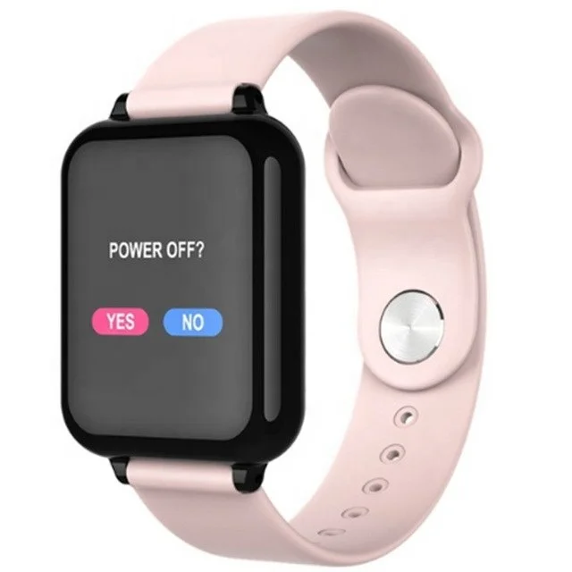 

2019 Amazon top sale smart watch B57 waterproof colorful touch screen heart rate monitor fitness watch