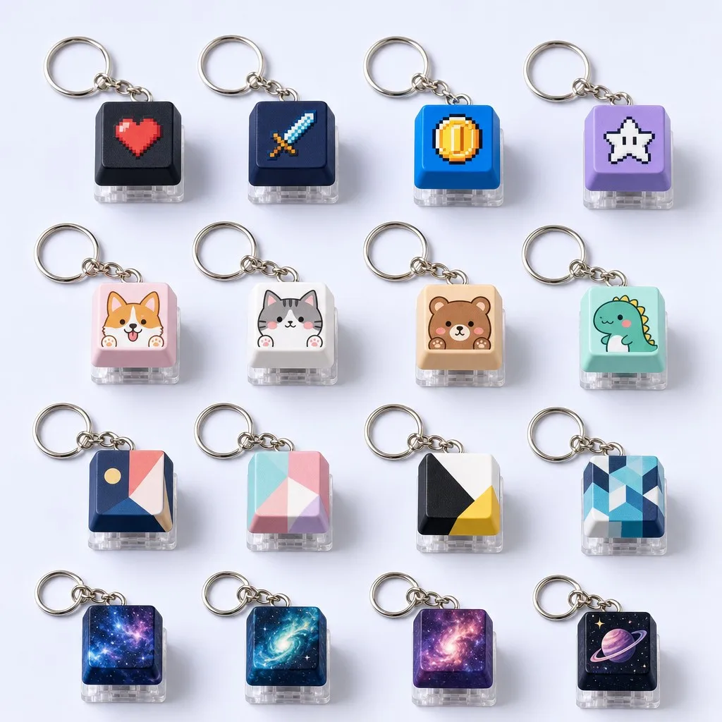 Artisan Keycap Graphic Showcase Matrix
