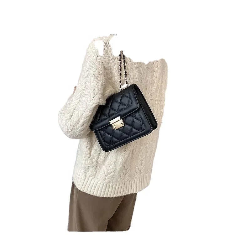 

Women's messenger bag OL chain shoulder bag leather work handbag