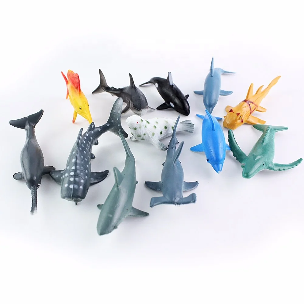 Venda quente personalizado simulação mar pvc animal set brinquedo para crianças