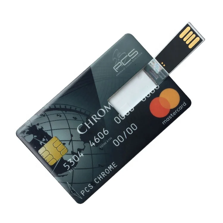 

Custom credit usb flash drives 1GB-64GB High quality business card usb 2.0 with printing your logo