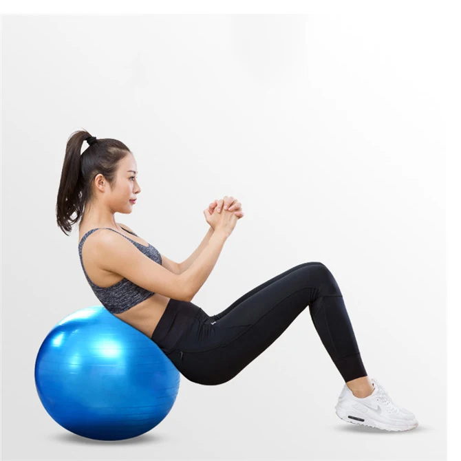 

Eco-Friendly Fitness Yoga ball adult exercise balls Pilates balance yoga ball, Pink, purple, blue,grey,red