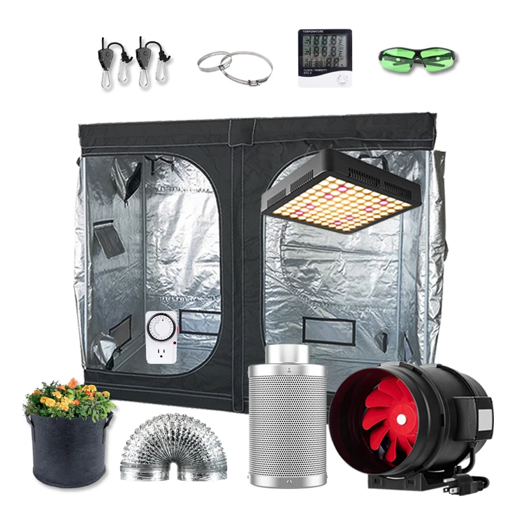 

Professional Manufacturer Hydroponic Indoor Grow Tent 120 x 120 x 200, Black