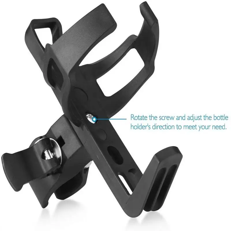 

Water Bottle Holder BicycleBottle Can Cage Bracket Cycling Drink Water Cup Rack for Xiaomi Mijia M365 Scooter Accessories, Black