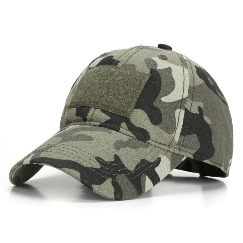 Custom 100% Cotton Hunting Camo Patch Baseball Caps Outdoor Sports Hats ...