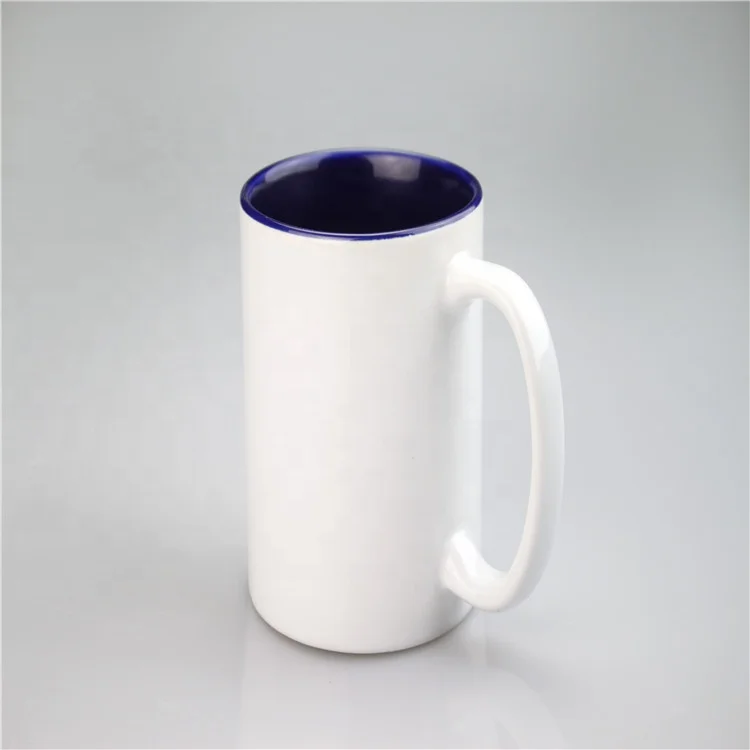 

Prosub  Products for Sublimation Blanks Printing Coated Inner and Handle Color Cups Mugs for Sublimation, Clear