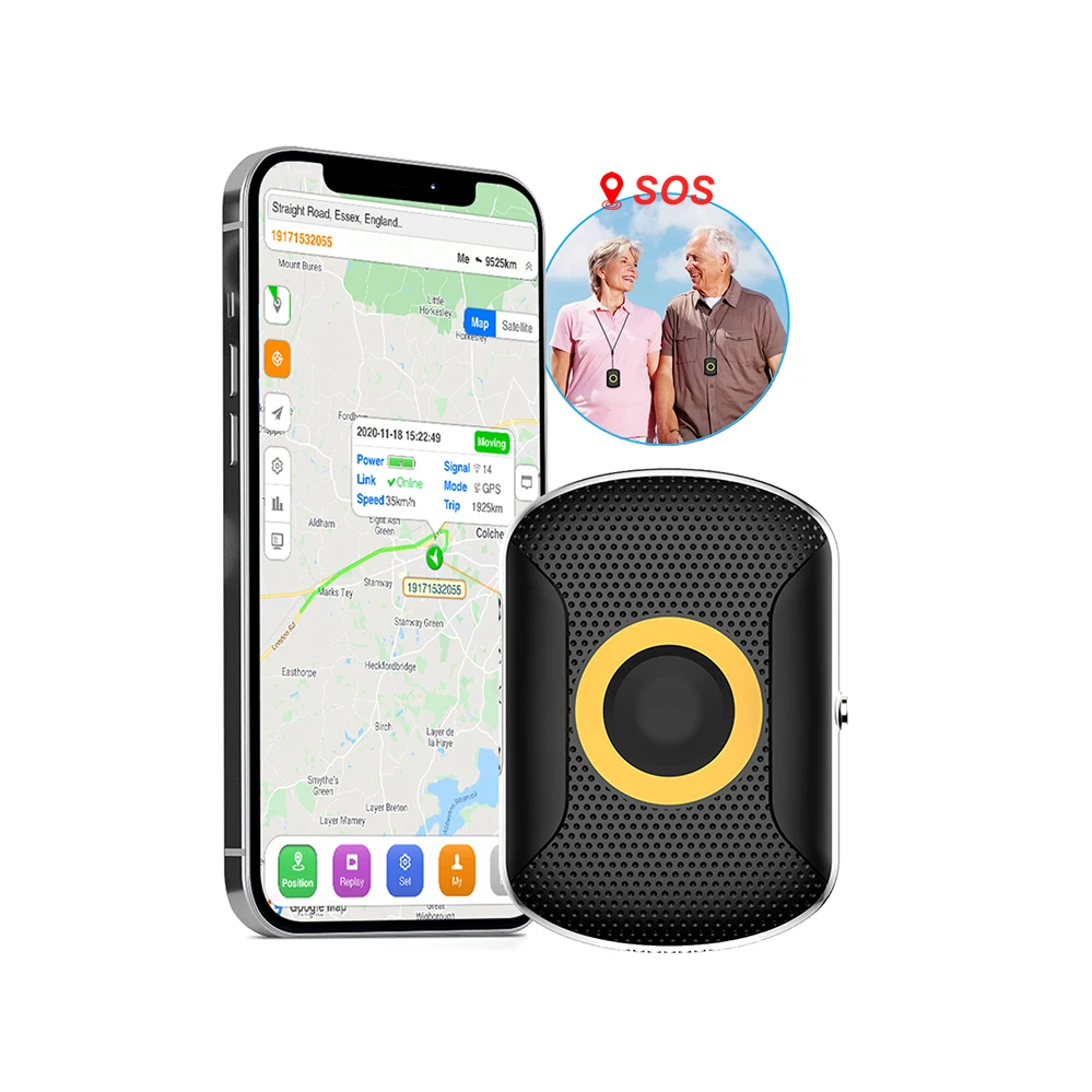 

Real-time Locator Health Step Historical Tracking Device Smart Alarm SOS Call Elderly Kid 4G Personal GPS Tracker