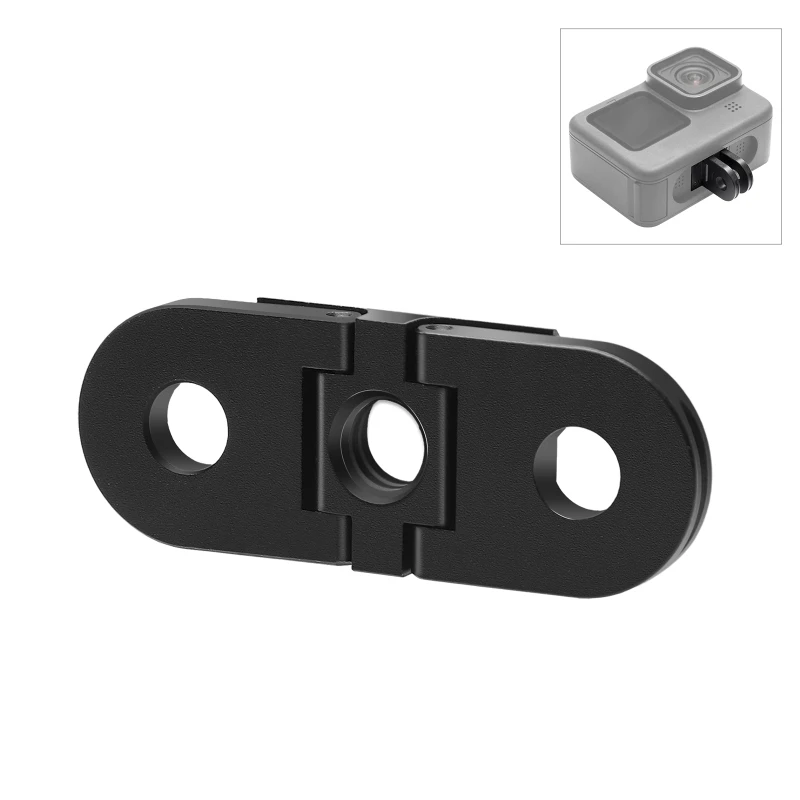 

In Stock PULUZ Folding Finger Tripod Mount Adapter for GoPro, Replace The Folding Base With 1/4 Screw Holes