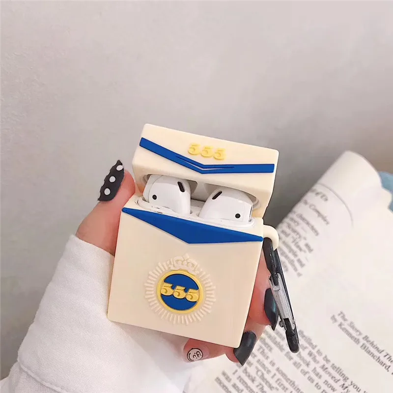 2020 Newest Airpods Cases 3d Cigarette Box For Marlboro Silicone